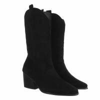 Damen Western- & Bikerboots - black