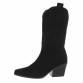 Damen Western- & Bikerboots - black