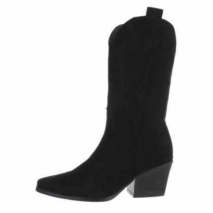 Damen Western- & Bikerboots - black Gr. 38