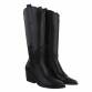 Damen Western- & Bikerboots - blackpu