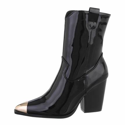 Damen Western- & Bikerboots - blackmirror Gr. 36