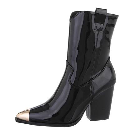 Damen Western- & Bikerboots - blackmirror Gr. 37