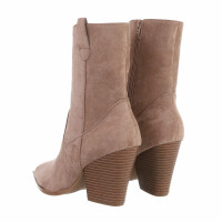 Damen Western- & Bikerboots - nudesuede