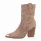 Damen Western- & Bikerboots - nudesuede