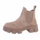 Damen Chelsea Boots - nudesuede Gr. 40