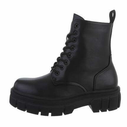 Damen Schnürstiefeletten - black Gr. 36