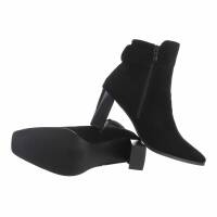 Damen High-Heel Stiefeletten - negro