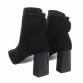 Damen High-Heel Stiefeletten - negro