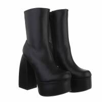 Damen High-Heel Stiefeletten - black