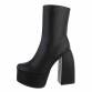 Damen High-Heel Stiefeletten - black