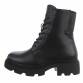 Damen Schnürstiefeletten - black Gr. 36