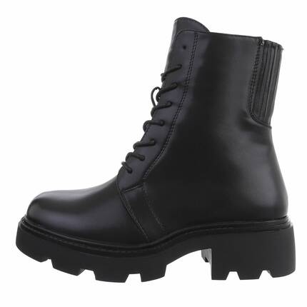 Damen Schnrstiefeletten - black Gr. 37