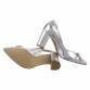 Damen High-Heel Pumps - silver