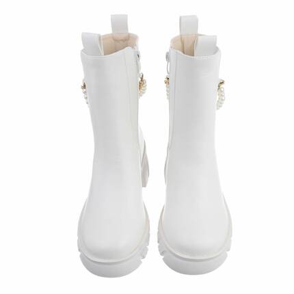 Damen Chelsea Boots - white