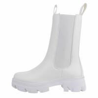 Damen Chelsea Boots - whitepu