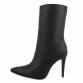 Damen High-Heel Stiefeletten - black