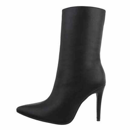 Damen High-Heel Stiefeletten - black Gr. 39