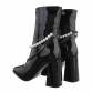 Damen High-Heel Stiefeletten - black