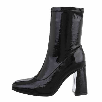 Damen High-Heel Stiefeletten - black Gr. 36