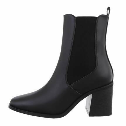 Damen High-Heel Stiefeletten - black Gr. 37