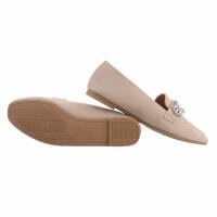 Damen Slipper - beige