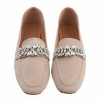 Damen Slipper - beige