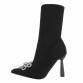 Damen High-Heel Stiefeletten - black Gr. 39