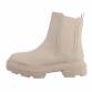 Damen Chelsea Boots - beige Gr. 36