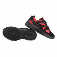 Herren Freizeitschuhe - blackred