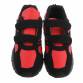 Herren Freizeitschuhe - blackred