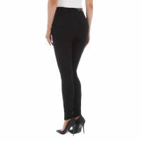 Damen High Waist Jeans von GALLOP - black