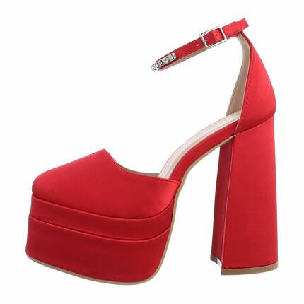 Damen High-Heel Pumps - red Gr. 40