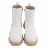 Damen Chelsea Boots - white