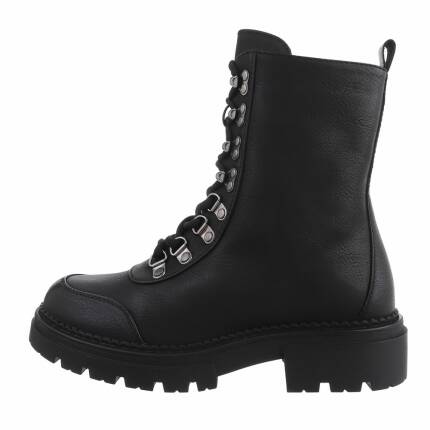 Damen Schnürstiefeletten - black Gr. 36