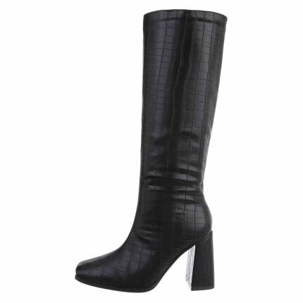 Damen High-Heel Stiefel - black Gr. 36