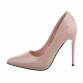 Damen High-Heel Pumps - beige Gr. 38