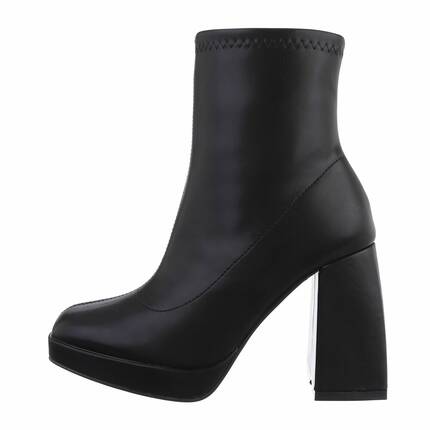 Damen High-Heel Stiefeletten - black Gr. 40