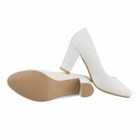 Damen High-Heel Pumps - white