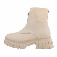 Damen Klassische Stiefeletten - beige