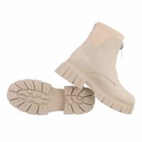 Damen Klassische Stiefeletten - beige