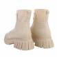 Damen Klassische Stiefeletten - beige