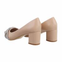 Damen High-Heel Pumps - beige