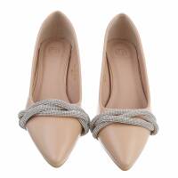 Damen High-Heel Pumps - beige