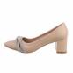 Damen High-Heel Pumps - beige Gr. 37