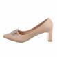 Damen High-Heel Pumps - beige Gr. 36