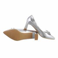 Damen High-Heel Pumps - silver