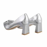 Damen High-Heel Pumps - silver