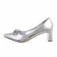 Damen High-Heel Pumps - silver Gr. 40