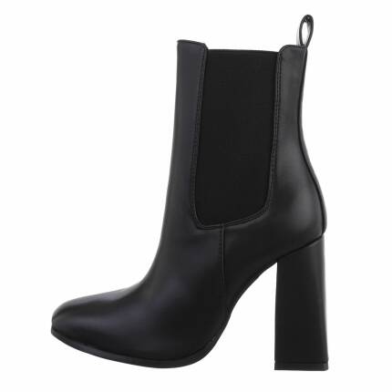 Damen High-Heel Stiefeletten - black Gr. 37