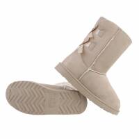 Damen Winterstiefeletten - beige